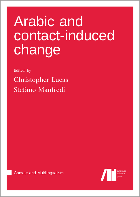 Cover des Buches "Arabic and contact-induced language change" (https://langsci-press.org/catalog/book/235)