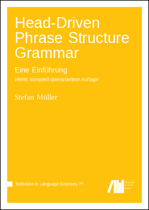 Cover of Head-Driven Phrase Structure Grammar 